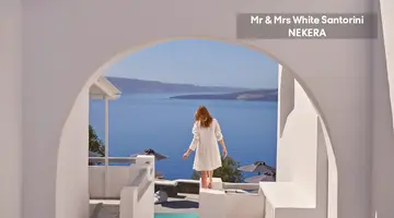 Mr & Mrs White Santorini Oia