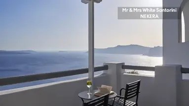 Mr & Mrs White Santorini Oia