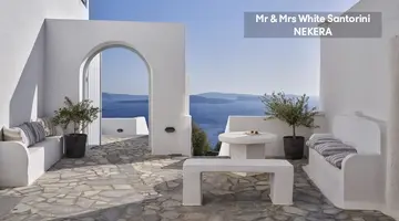 Mr & Mrs White Santorini Oia