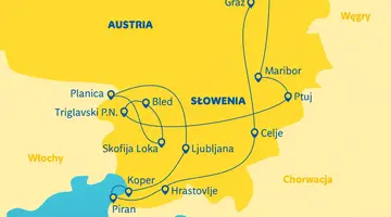 Od Alp do Adriatyku - Słowenia i Austria