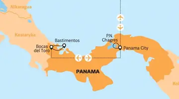 Panama - tu nikt czasu nie liczy - Bocas del Toro