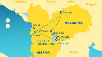 Perły Macedońskiego Morza - zwiedzanie Macedonii i Albanii
