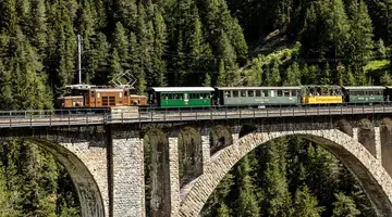 PLATINUM Szwajcaria - retro pociąg i Davos