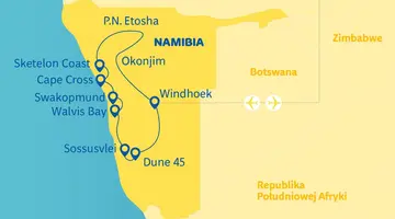 Po drodze do Himba - RPA i Namibia