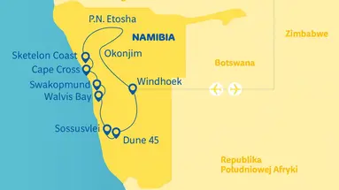 Po drodze do Himba - RPA i Namibia