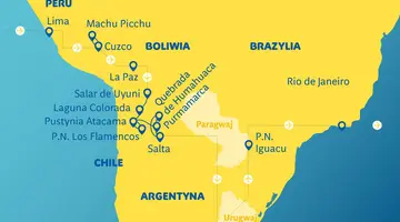 Podróż życia - zwiedzanie Peru, Kolumbii, Brazylii