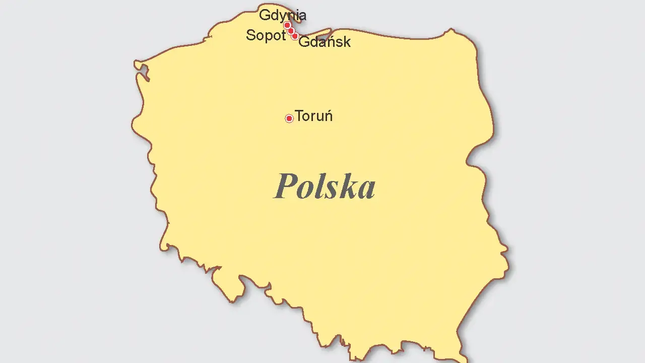 Polska - Nadmorskie Trio: Gdańsk, Gdynia, Sopot