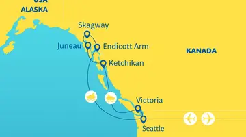 Przystanek Alaska - rejs wśród fiordów i lodowców