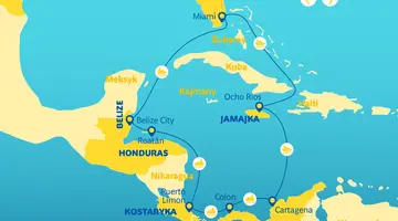 Rejs Jamajka, Kolumbia, Panama, Kostaryka, Honduras, Belize - MSC Cruises