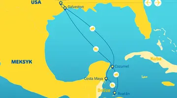 Rejs Meksyk i Honduras - MSC Cruises