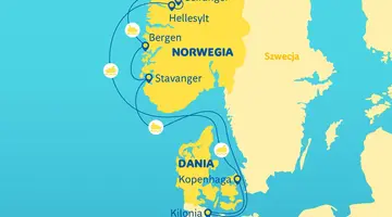Rejs po norweskich fiordach - Plenery Skandynawii