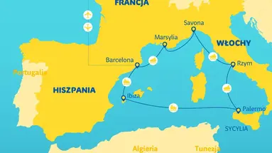Rejs po wybrzeżach Hiszpanii, Włoch i Francji - Costa Cruises