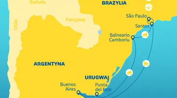 Rejs przez Brazylię, Urugwaj i Argentynę - MSC Cruises