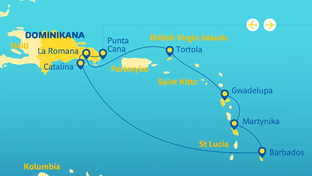 Rejs przez Dominikanę, Barbados, Guadelupę i Wyspy Dziewicze - MSC Cruises