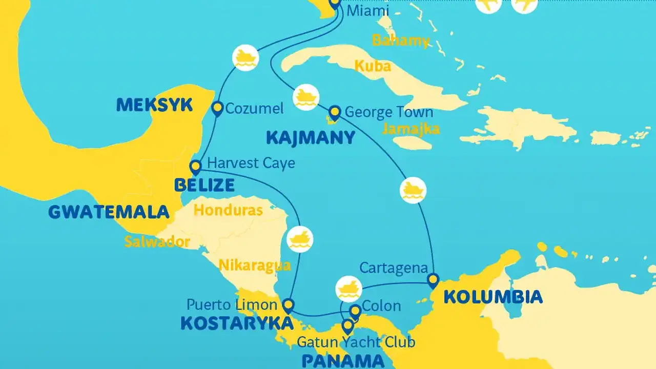 Rejs w rejon Ameryki Środkowej i Kanału Panamskiego - Norwegian Cruise Line