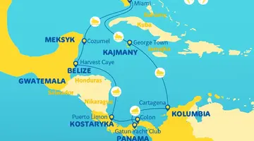 Rejs w rejon Ameryki Środkowej i Kanału Panamskiego - Norwegian Cruise Line