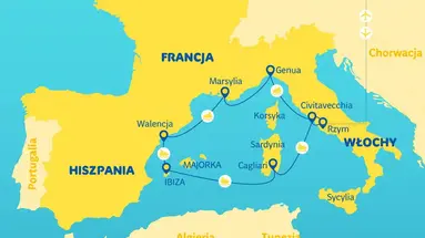 Rejs Włochy, Hiszpania i Francja - MSC Cruises