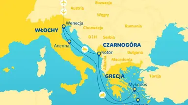 Rejs wzdłuż Czarnogóry, Grecji i Włoch - MSC Cruises