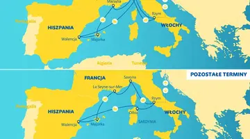 Rejs wzdłuż Włoch, Francji, Majorki i Hiszpanii - Costa Cruises