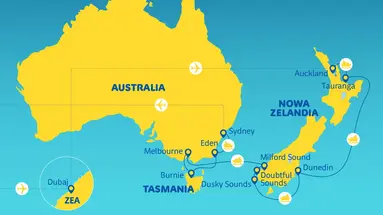 Rejs wzdłuż wybrzeży Australii i Nowej Zelandii - Norwegian Cruise Line