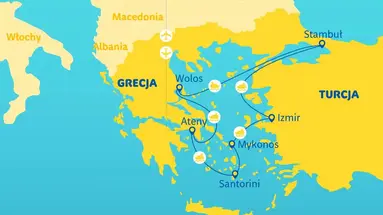 Rejs wzdłuż wybrzeży Grecji i Turcji - Costa Cruises