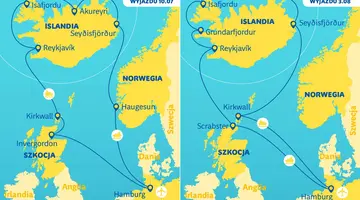 Rejs wzdłuż wybrzeży Islandii i Szkocji - Costa Cruises
