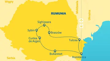 Rumunia - Fale Dunaju i Szczyty Karpat