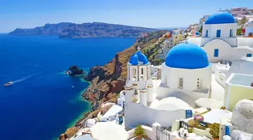 SANTORINI BŁĘKIT I BIEL CYKLAD