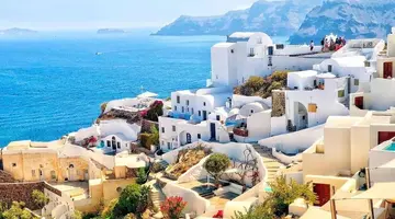 SANTORINI BŁĘKIT I BIEL CYKLAD