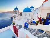 SANTORINI BŁĘKIT I BIEL CYKLAD