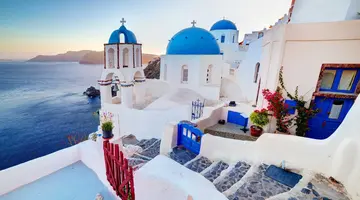 SANTORINI BŁĘKIT I BIEL CYKLAD