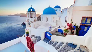 SANTORINI BŁĘKIT I BIEL CYKLAD