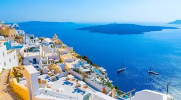 SANTORINI BŁĘKIT I BIEL CYKLAD