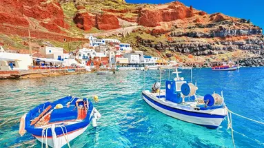 SANTORINI BŁĘKIT I BIEL CYKLAD