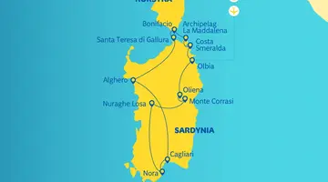 Sardynia i Korsyka - Szmaragdowe Perły
