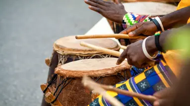 Senegambia - spacer z lwami