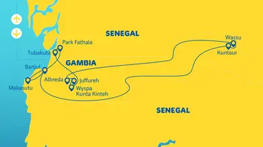 Senegambia - spacer z lwami