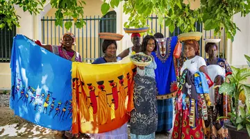 Senegambia - spacer z lwami