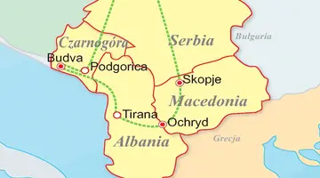Serbia, Czarnogóra, Macedonia, Albania - Egzotyczne Bałkany
