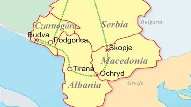 Serbia, Czarnogóra, Macedonia, Albania - Egzotyczne Bałkany