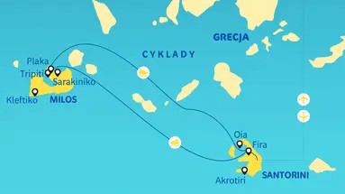 Skąd pochodzi Wenus? - Santorini - Milos - Mykonos