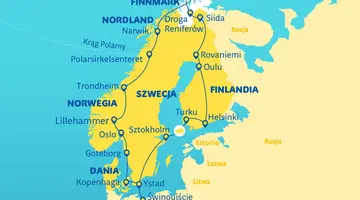 Skandynawia i Przylądek Północny