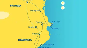 Skarby dzikiego wybrzeża - zwiedzanie Hiszpanii i Francji