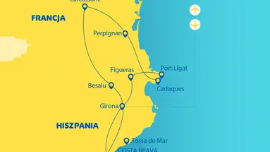 Skarby dzikiego wybrzeża - zwiedzanie Hiszpanii i Francji