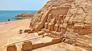 Symbole Egiptu - Nil i Piramidy PREMIUM