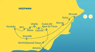 Szlaki andaluzyjskiego interioru