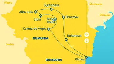 Szlakiem Hrabiego Drakuli - Premium - samolotem