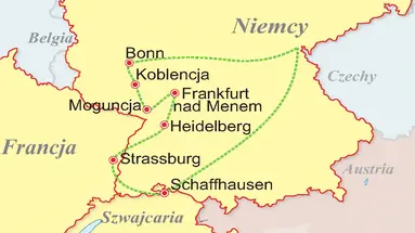 Szwajcaria, Francja, Niemcy - Wzdłuż Renu i Mozeli