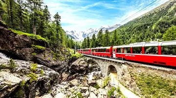 SZWAJCARIA I WŁOCHY, PODRÓŻ BERNINA EXPRESS
