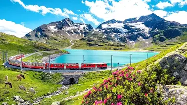 SZWAJCARIA I WŁOCHY, PODRÓŻ BERNINA EXPRESS